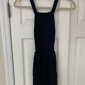Size small black mini dress cutouts